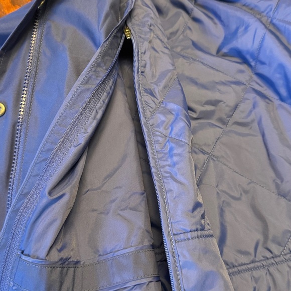 LL Bean Jacket Mens 3X Blue PrimaLoft Hooded Insulated Coat Zip out liner - Picture 4 of 6